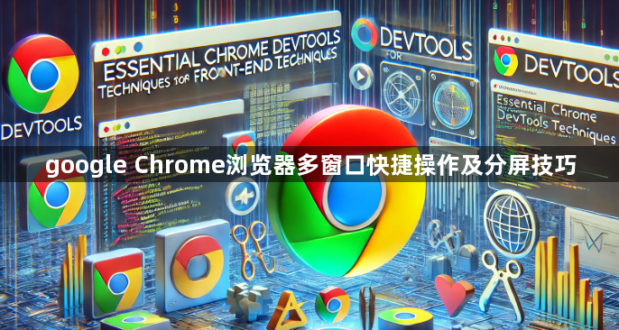 google Chrome浏览器多窗口快捷操作及分屏技巧1
