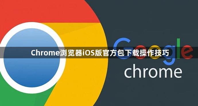 Chrome浏览器iOS版官方包下载操作技巧1
