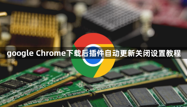 google Chrome下载后插件自动更新关闭设置教程1