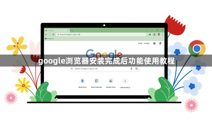 google浏览器安装完成后功能使用教程1
