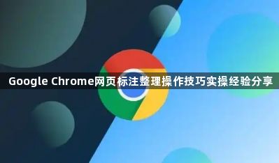 Google Chrome网页标注整理操作技巧实操经验分享1