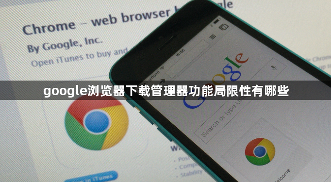 google浏览器下载管理器功能局限性有哪些1