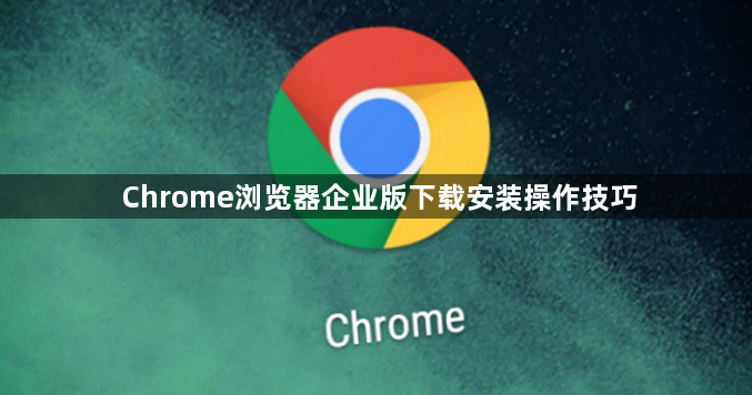 Chrome浏览器企业版下载安装操作技巧1