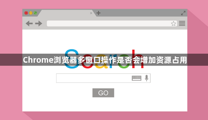Chrome浏览器多窗口操作是否会增加资源占用1