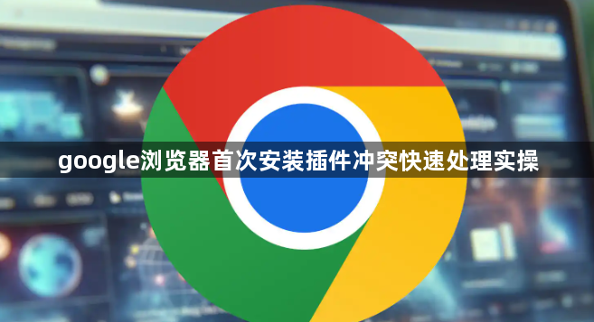google浏览器首次安装插件冲突快速处理实操1