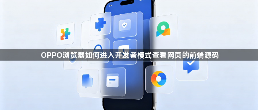 OPPO浏览器如何进入开发者模式查看网页的前端源码1
