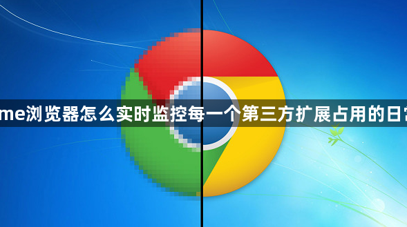 Chrome浏览器怎么实时监控每一个第三方扩展占用的日常带宽1