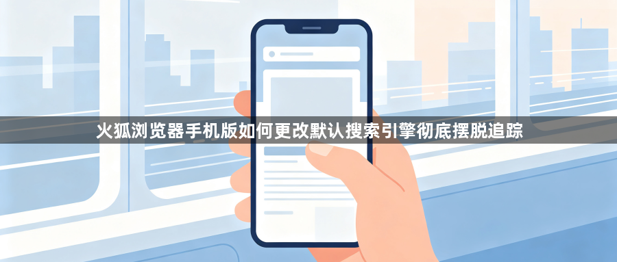 火狐浏览器手机版如何更改默认搜索引擎彻底摆脱追踪1