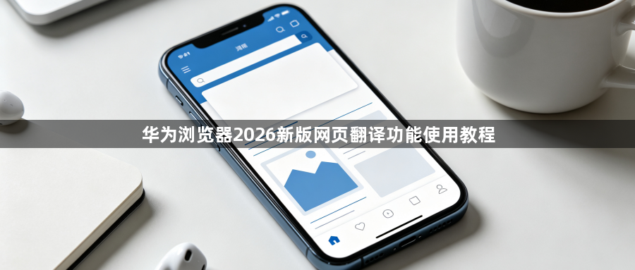 华为浏览器2026新版网页翻译功能使用教程1