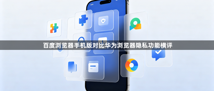 百度浏览器手机版对比华为浏览器隐私功能横评1