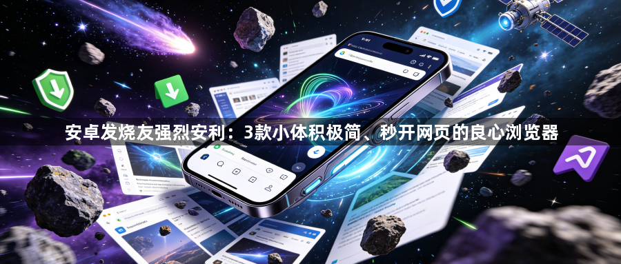 安卓发烧友强烈安利:3款小体积极简、秒开网页的良心浏览器1