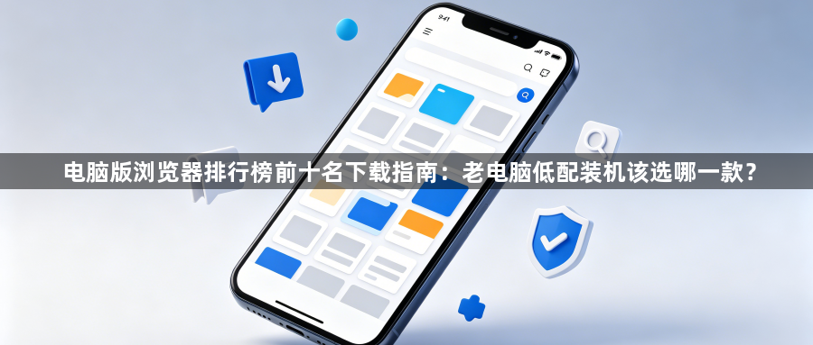 电脑版浏览器排行榜前十名下载指南：老电脑低配装机该选哪一款？1