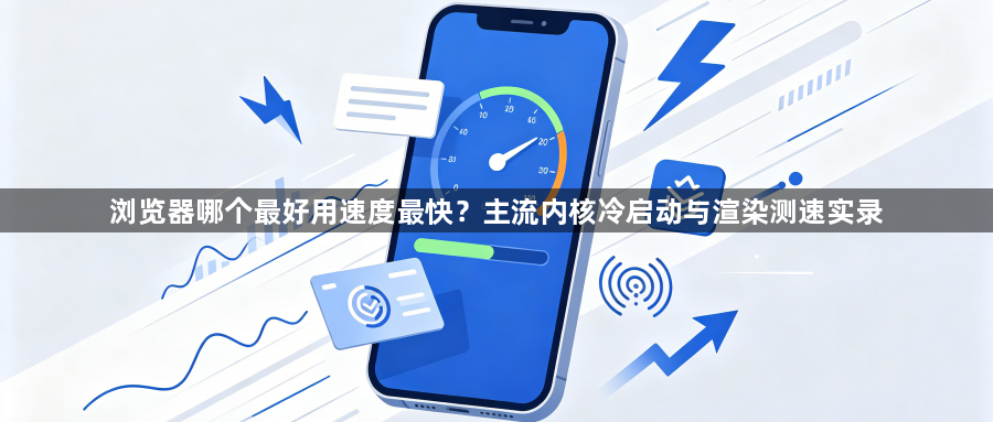 浏览器哪个最好用速度最快？主流内核冷启动与渲染测速实录1