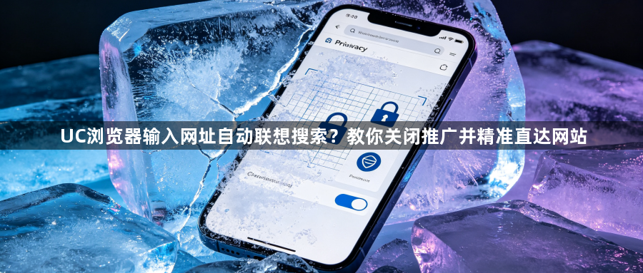 UC浏览器输入网址自动联想搜索？教你关闭推广并精准直达网站1