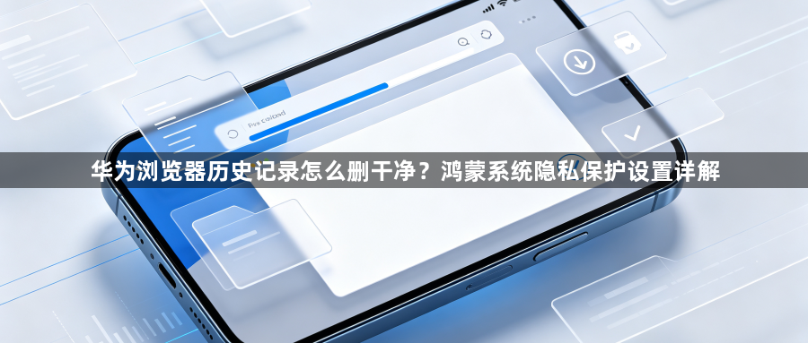 华为浏览器历史记录怎么删干净?鸿蒙系统隐私保护设置详解1