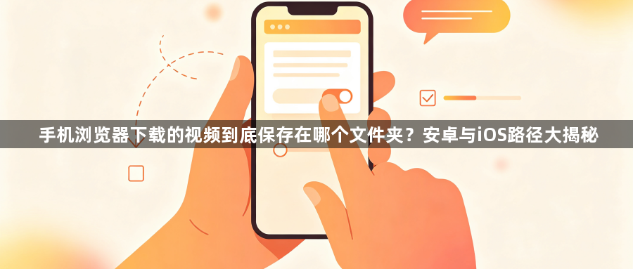 手机浏览器下载的视频到底保存在哪个文件夹?安卓与iOS路径大揭秘1