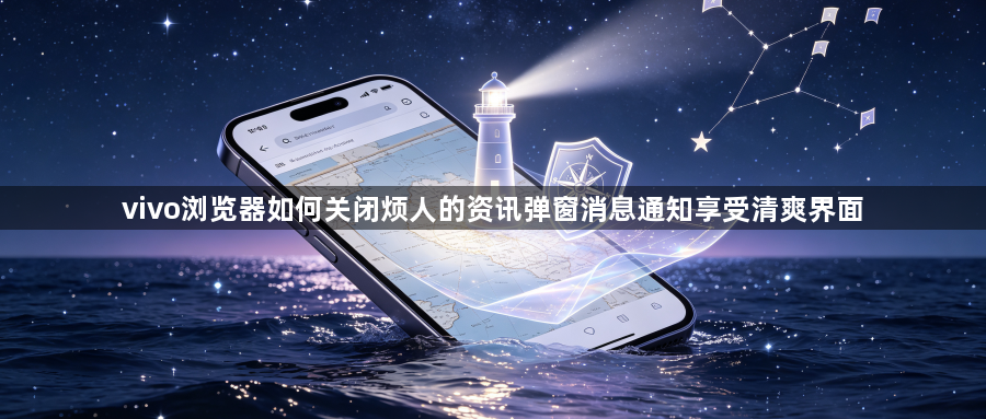 vivo浏览器如何关闭烦人的资讯弹窗消息通知享受清爽界面1