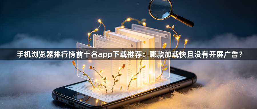 手机浏览器排行榜前十名app下载推荐:哪款加载快且没有开屏广告?1