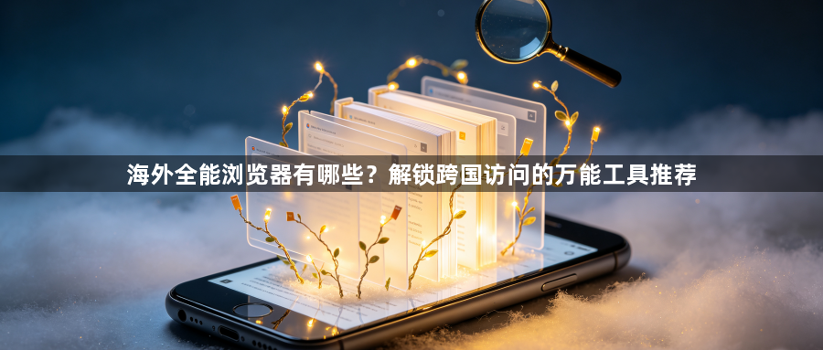 海外全能浏览器有哪些？解锁跨国访问的万能工具推荐1