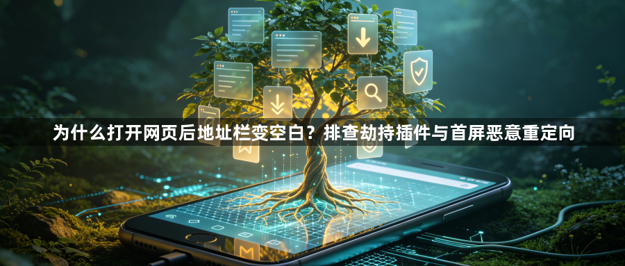 为什么打开网页后地址栏变空白？排查劫持插件与首屏恶意重定向1