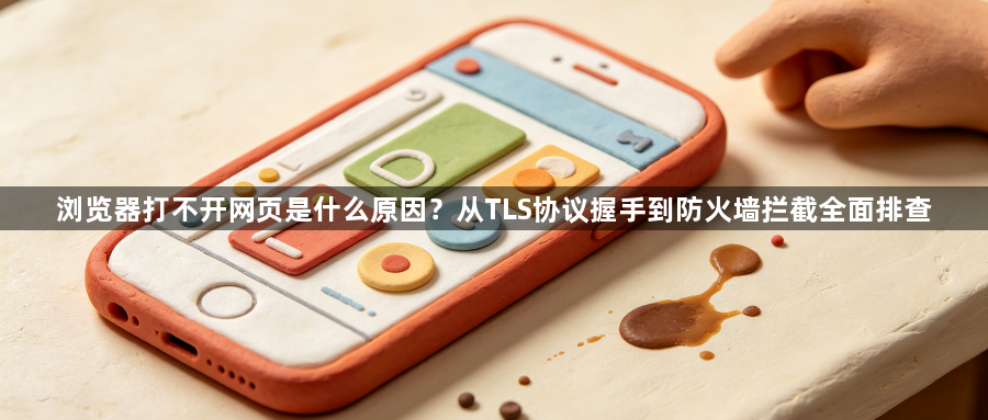 浏览器打不开网页是什么原因?从TLS协议握手到防火墙拦截全面排查1