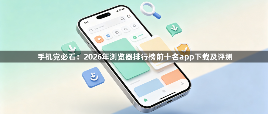 手机党必看:2026年浏览器排行榜前十名app下载及评测1