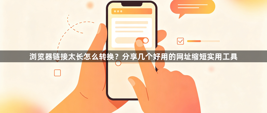 浏览器链接太长怎么转换？分享几个好用的网址缩短实用工具1