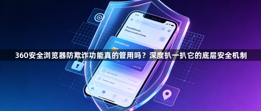 360安全浏览器防欺诈功能真的管用吗?深度扒一扒它的底层安全机制1
