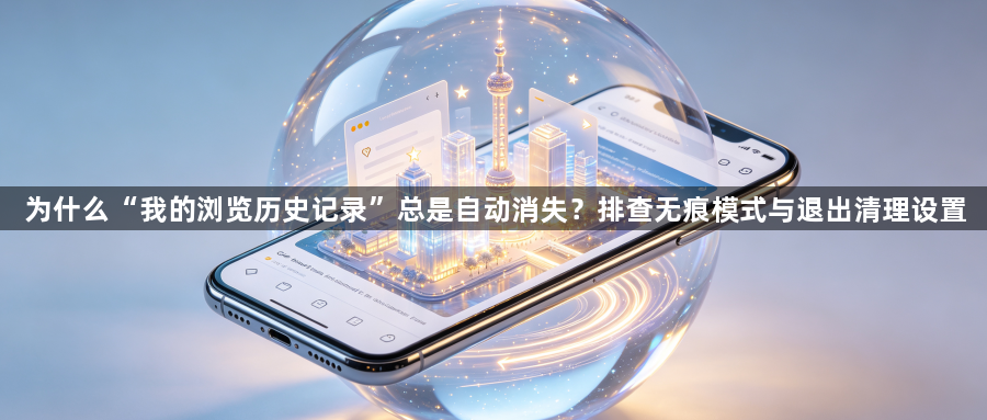 为什么“我的浏览历史记录”总是自动消失?排查无痕模式与退出清理设置1