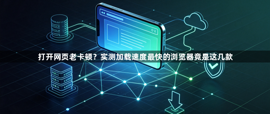 打开网页老卡顿?实测加载速度最快的浏览器竟是这几款1