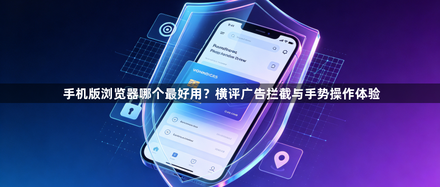 手机版浏览器哪个最好用？横评广告拦截与手势操作体验1