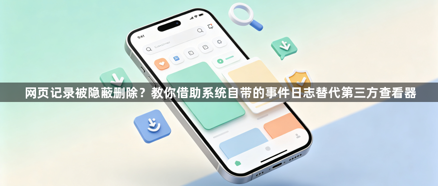 网页记录被隐蔽删除?教你借助系统自带的事件日志替代第三方查看器1