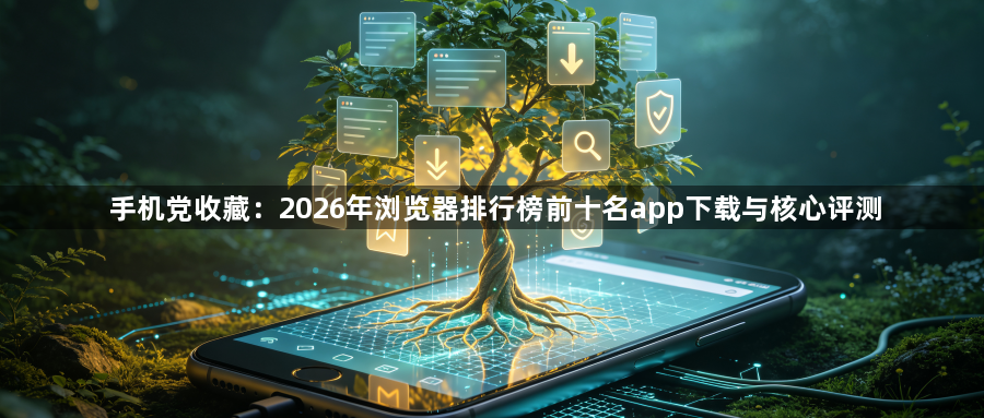 手机党收藏:2026年浏览器排行榜前十名app下载与核心评测1