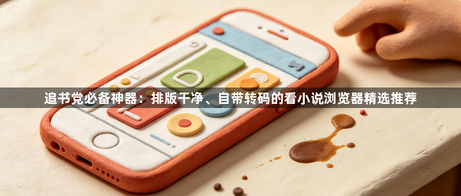 追书党必备神器:排版干净、自带转码的看小说浏览器精选推荐1