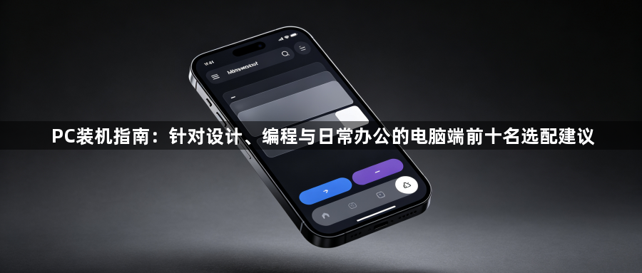 PC装机指南:针对设计、编程与日常办公的电脑端前十名选配建议1