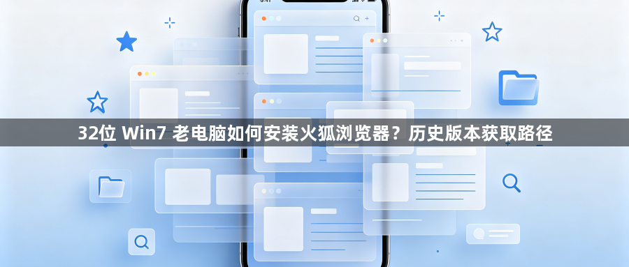 32位 Win7 老电脑如何安装火狐浏览器?历史版本获取路径1